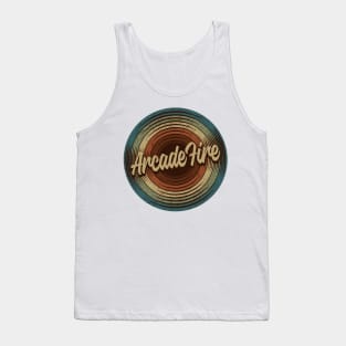 Arcade Fire Vintage Vinyl Tank Top